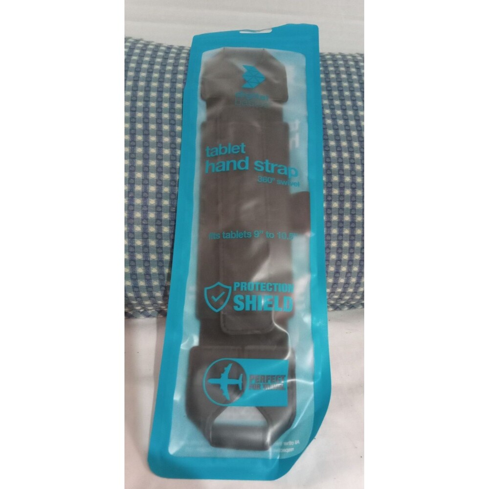 Digital Basics Tablet Hand Strap 360° Rotating Swivel Fits 9-10.5in Black